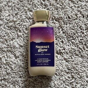 Bath & Body Works Sunset Glow Body Lotion - Purple and Cream